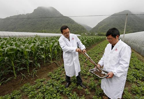 安徽建立首家測土配方施肥研究基地